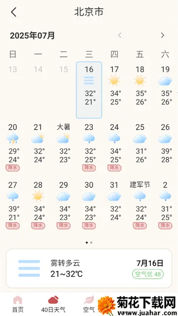 雨日天气预报(天气查询) 雨日天气预报(天气查询)